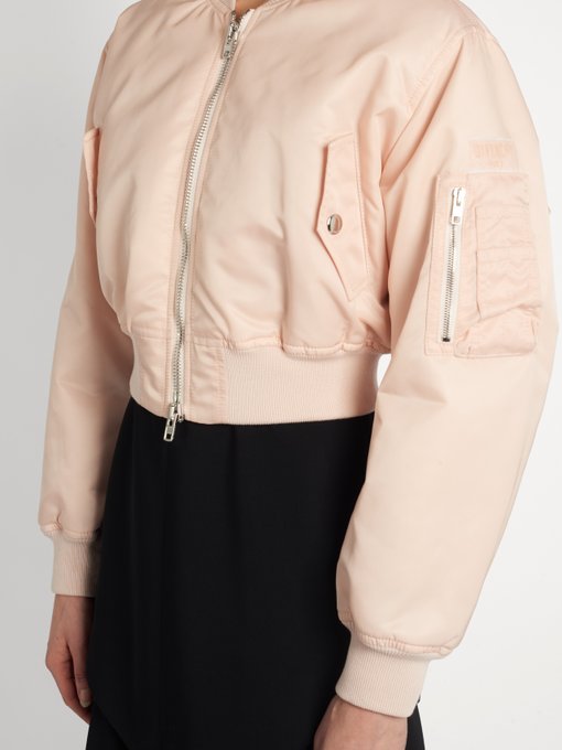 Cropped twill bomber jacket | Givenchy | MATCHESFASHION US