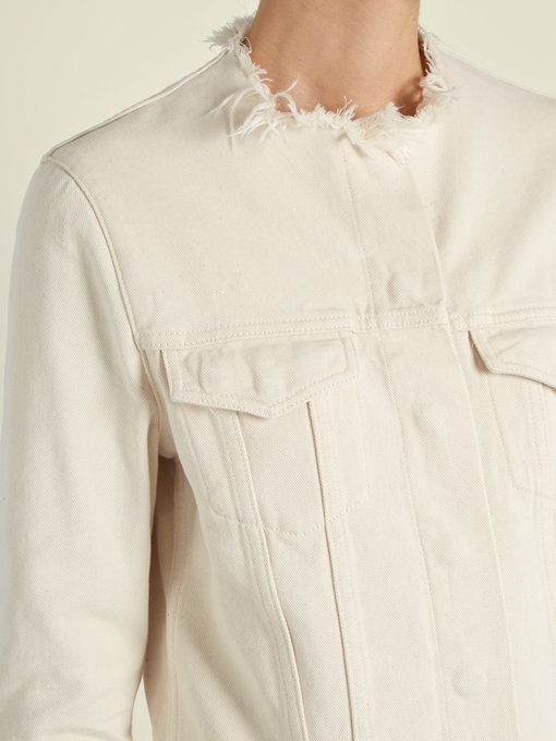 Frayed-edge denim jacket | Marques'Almeida | MATCHESFASHION US