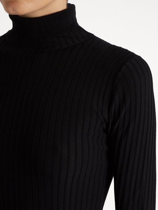 ACNE STUDIOS 'Ida' Cotton Blend Rib Knit Turtleneck Sweater, Colour ...