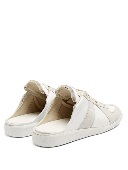 lucy raw edge lace up sneaker