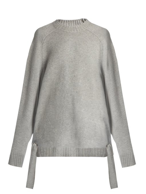 Tie-side cashmere sweater | Tibi | MATCHESFASHION US