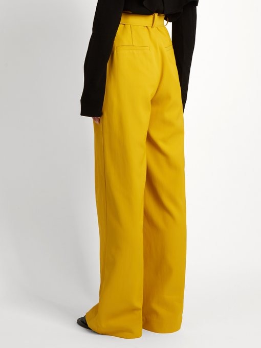 Wide-leg twill trousers | Tibi | MATCHESFASHION UK