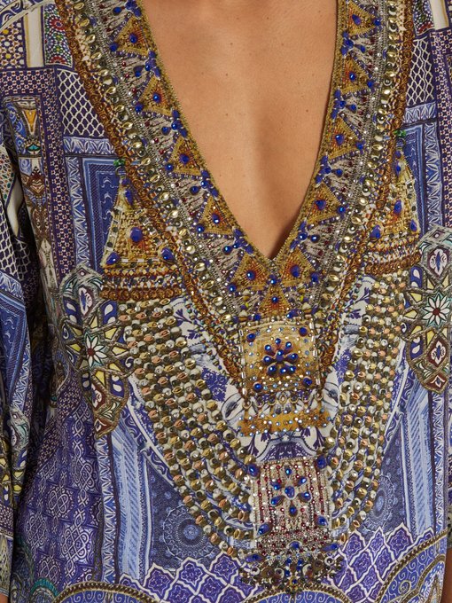It Was All A Dream-print silk top | Camilla | MATCHESFASHION UK