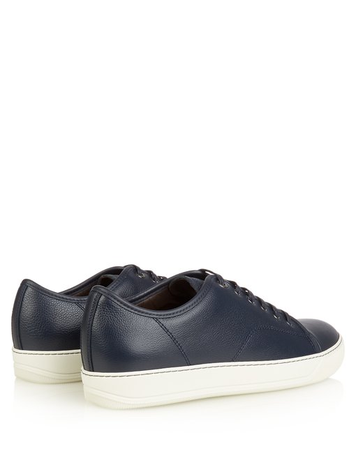 Grained-leather low-top trainers | Lanvin | MATCHESFASHION UK