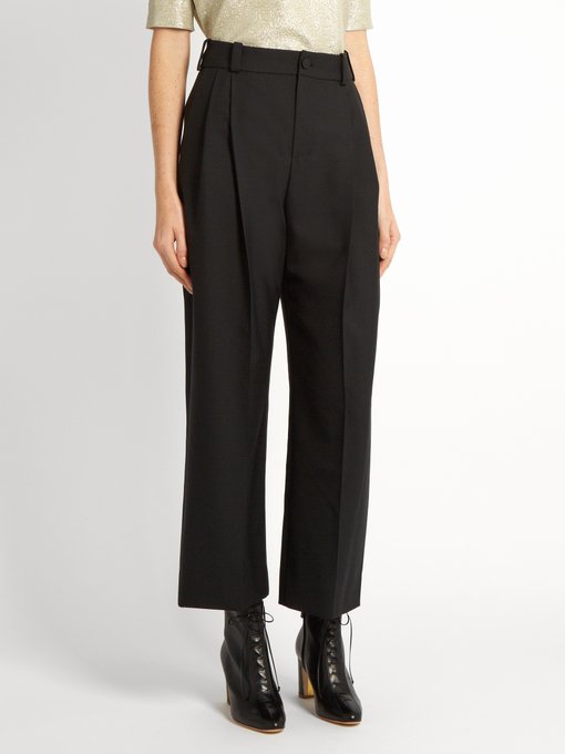 Wide-leg pleat-front trousers | Lanvin | MATCHESFASHION US