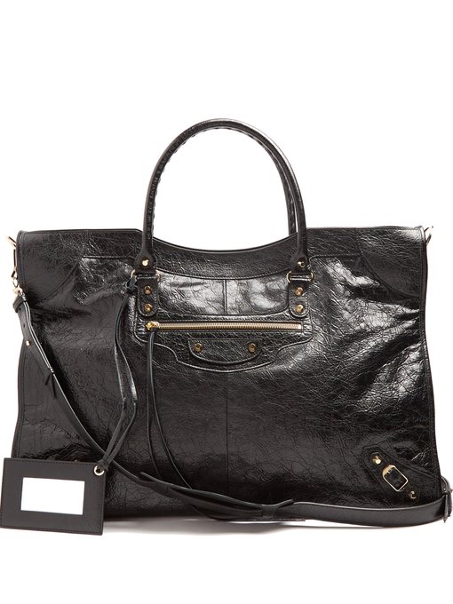 Classic City extra-large leather tote 