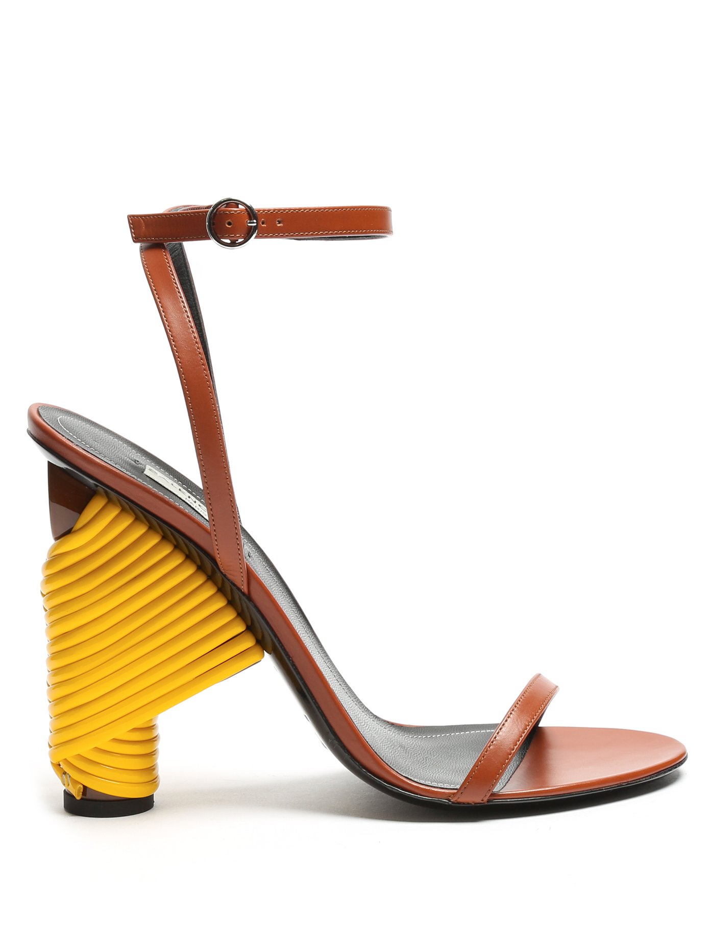 balenciaga yellow heels