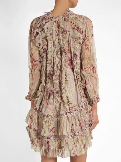 Winsome Sphere floral-print silk dress | Zimmermann | MATCHESFASHION.COM UK