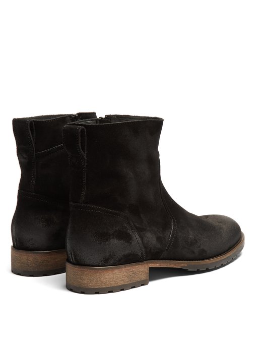 3 Stores In Stock: BELSTAFF Attwell Burnished-Suede Boots, Colour ...