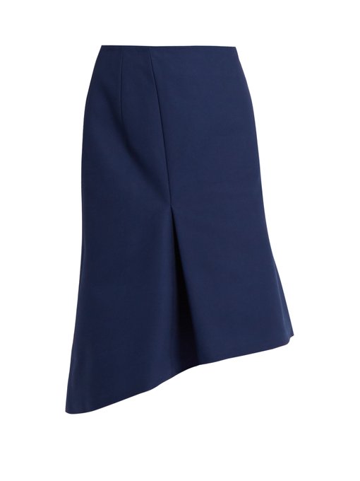 Asymmetric cotton skirt | Balenciaga | MATCHESFASHION UK