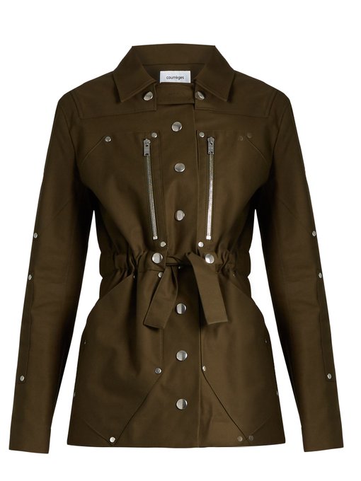 Belted stretch cotton jacket | Courrèges | MATCHESFASHION.COM US