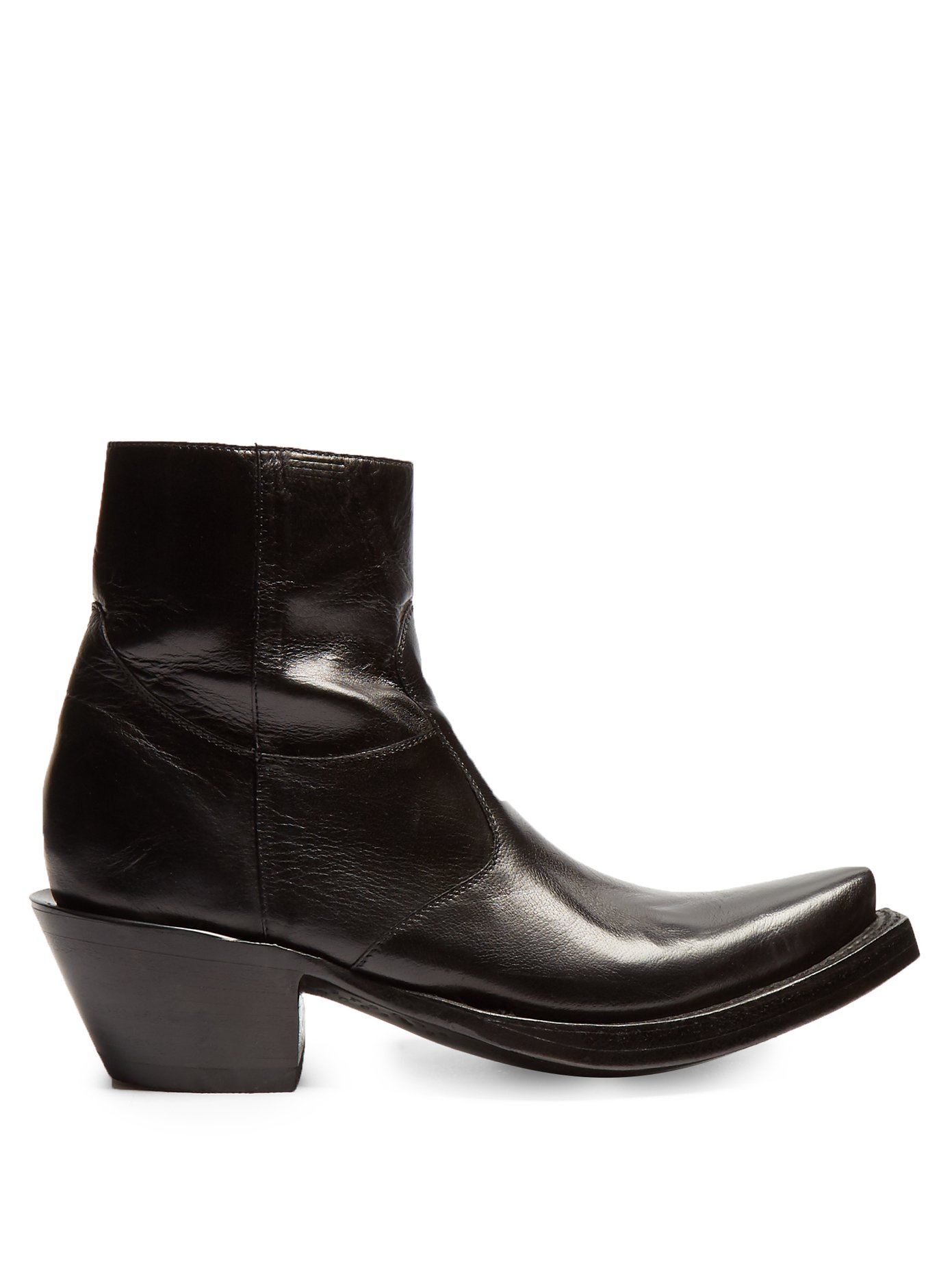 X Lucchese leather ankle boots 