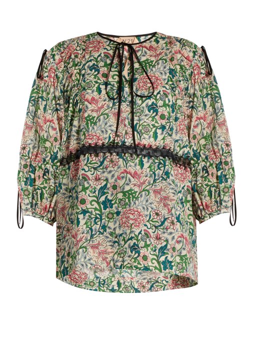 Floral-print cotton-muslin top | No. 21 | MATCHESFASHION.COM UK