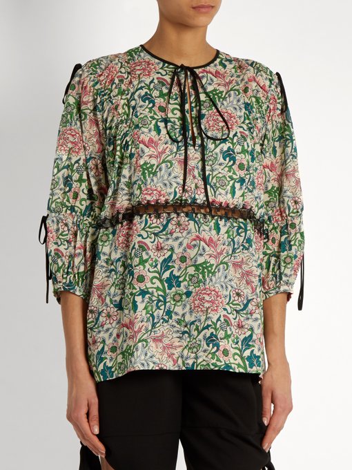Floral-print cotton-muslin top | No. 21 | MATCHESFASHION.COM UK