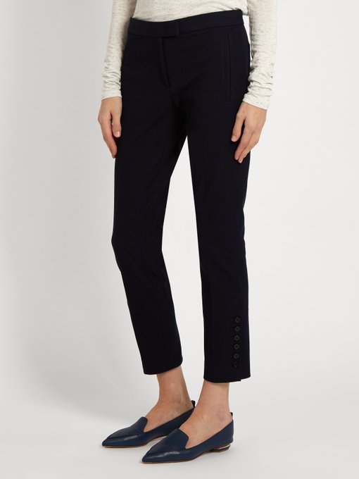 Finley skinny-leg gabardine trousers | Joseph | MATCHESFASHION UK