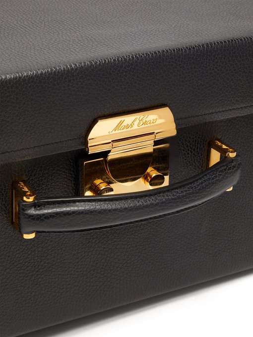 Grace grained-leather trunk cabin suitcase | Mark Cross | MATCHESFASHION US