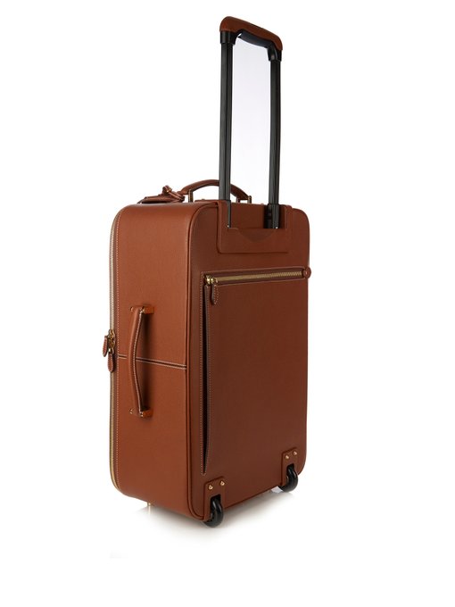 Grained-leather cabin suitcase | Mark Cross | MATCHESFASHION US