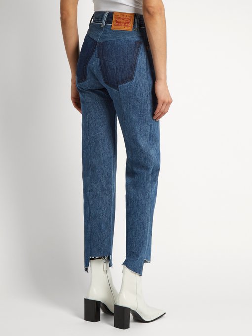 X Levi's reworked straight-leg jeans展示图