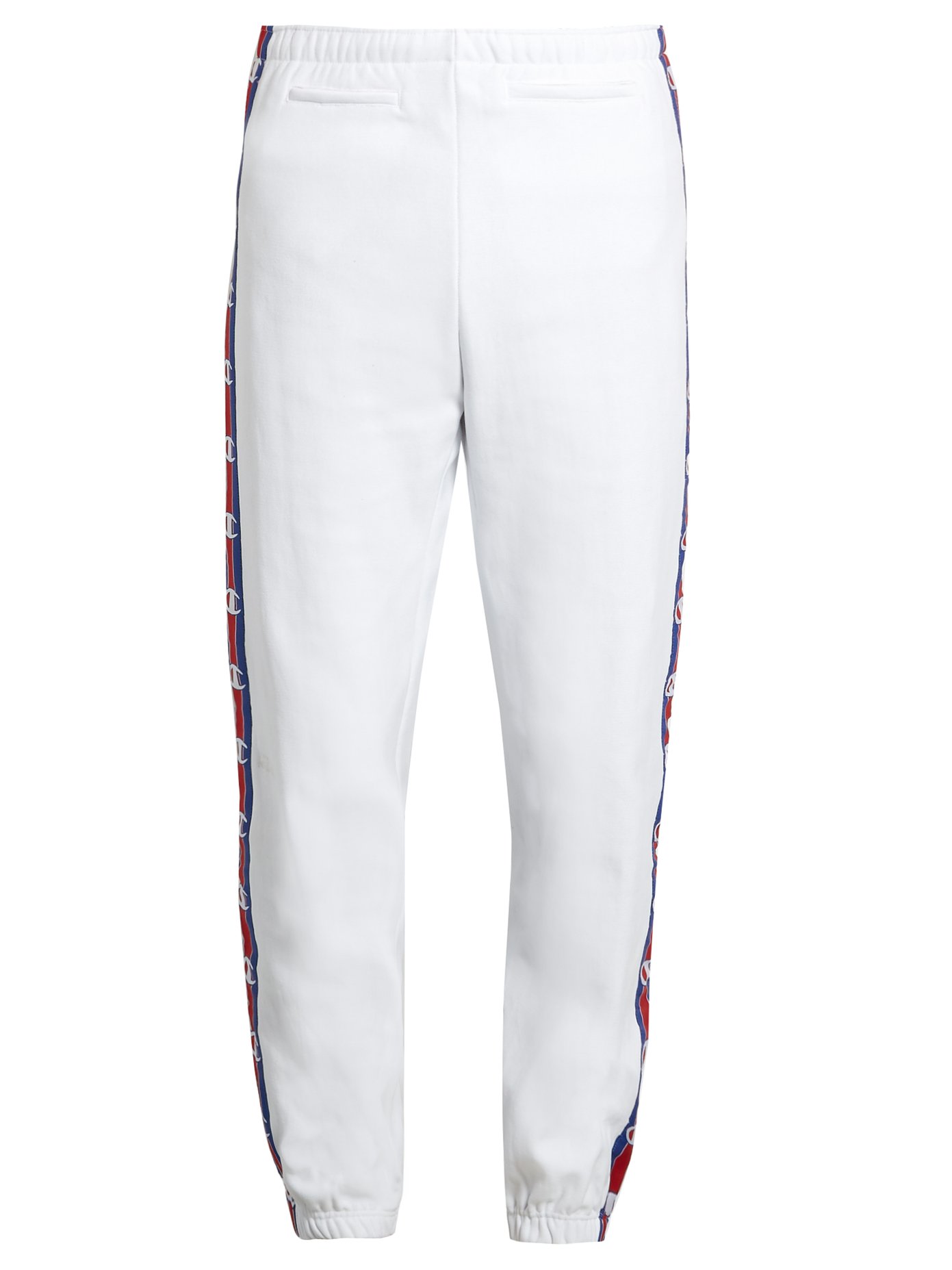 white champion track pants