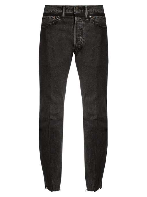 Vetements X Levi'S Reworked Jeans In Black | ModeSens