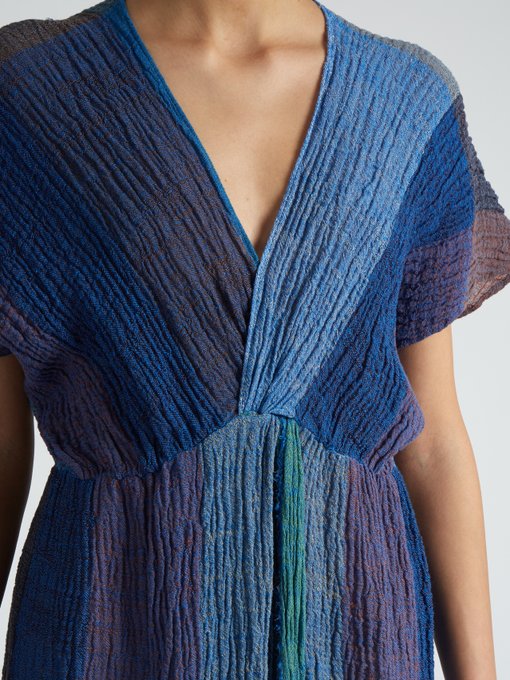 Olipa crinkled linen-blend dress | Masscob | MATCHESFASHION UK