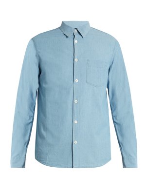 Xavier cotton-chambray shirt | A.P.C. | MATCHESFASHION UK