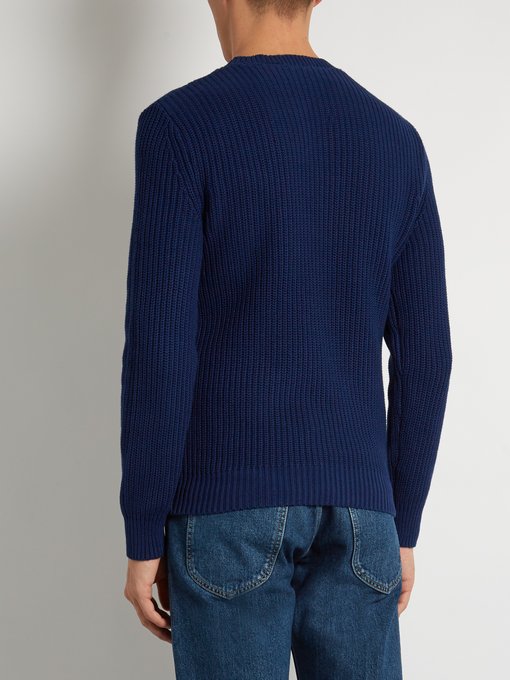 Crew-neck cotton and linen-blend sweater | A.P.C. | MATCHESFASHION US