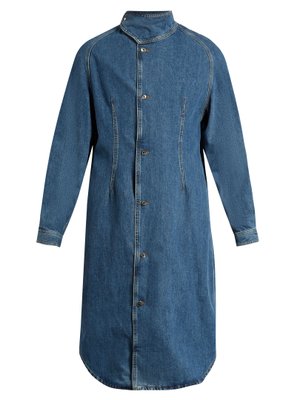 denim jacket with frock