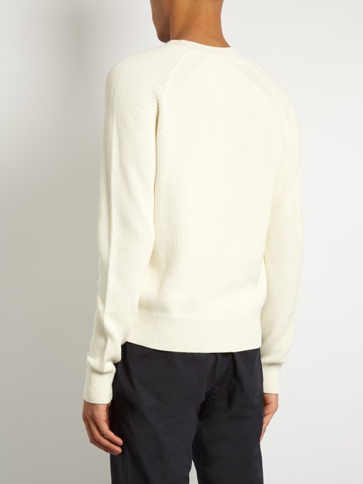 V-neck cotton-blend sweater | Lemaire | MATCHESFASHION US