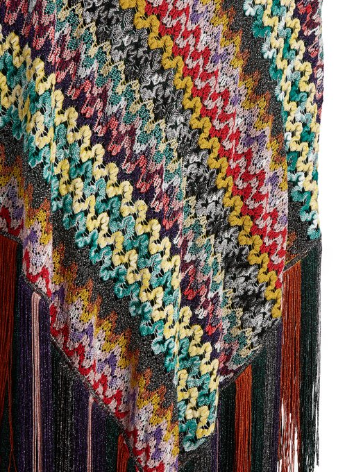 Multicoloured crochet-knit wrap | Missoni | MATCHESFASHION US