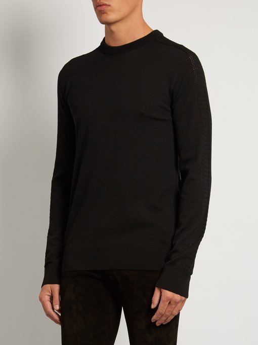 Crew-neck wool sweater | Balmain | MATCHESFASHION UK