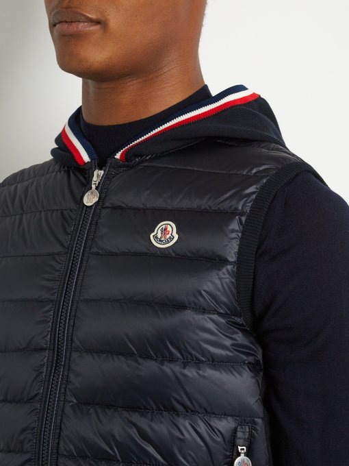 Maglia knit-back quilted down gilet | Moncler | MATCHESFASHION UK