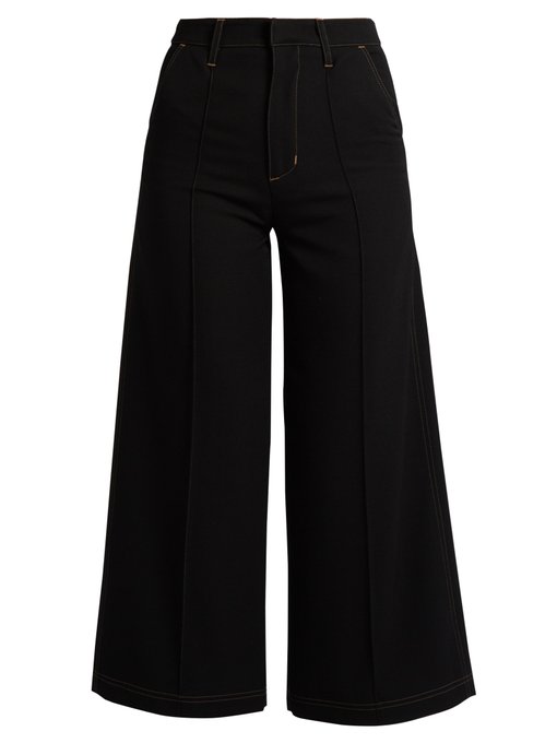 Reed high-rise wool culottes | Wales Bonner | MATCHESFASHION US