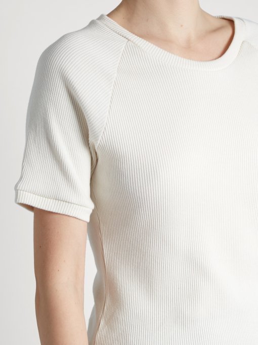 Ribbed cotton-jersey T-shirt | Bliss and Mischief | MATCHESFASHION.COM US