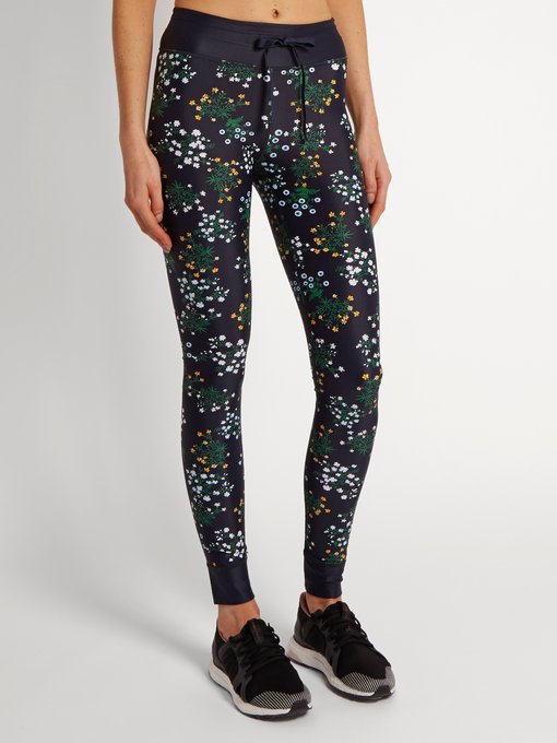 Ditsy Floral-print performance leggings | The Upside | MATCHESFASHION US