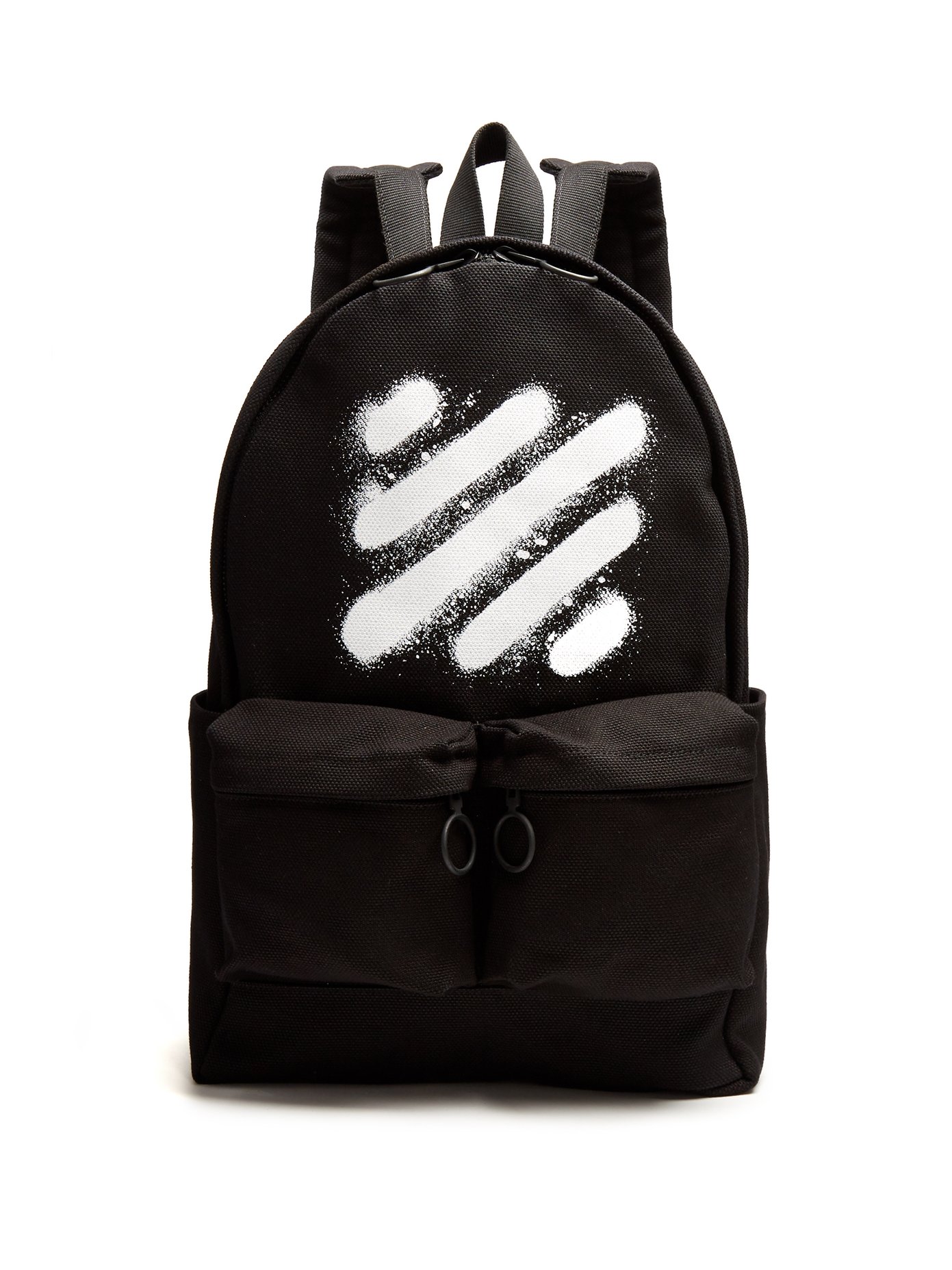 off white canvas backpack