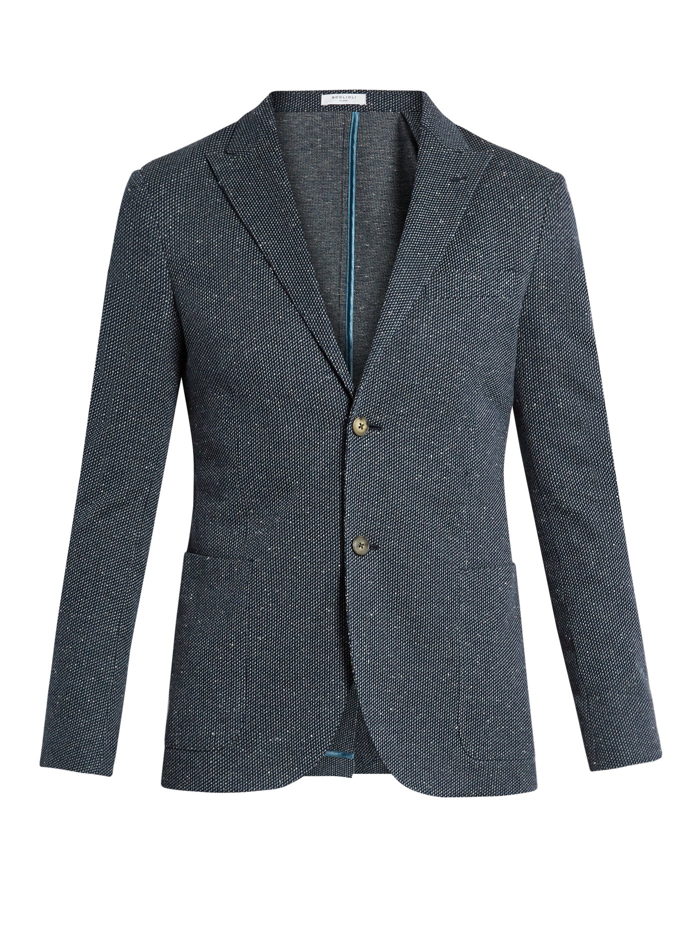 Flecked cotton-jersey blazer | Boglioli 