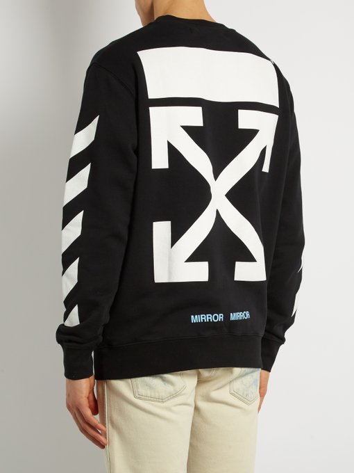 off white sweater mirror mirror