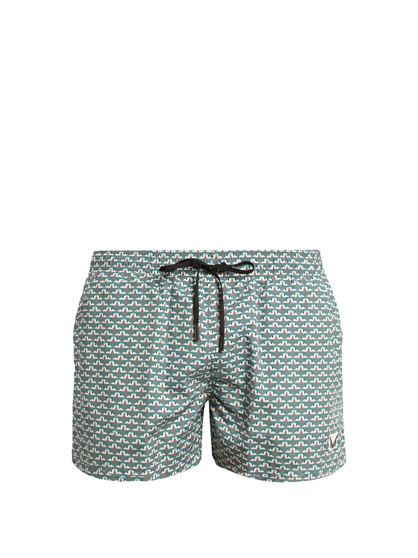 fendi monster swim trunks