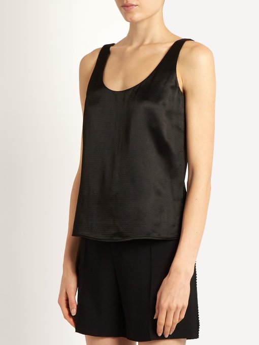 DIANE VON FURSTENBERG Lyla Top, Colour: Black | ModeSens