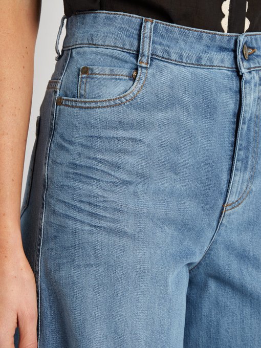 High-rise wide-leg jeans | REDValentino | MATCHESFASHION US