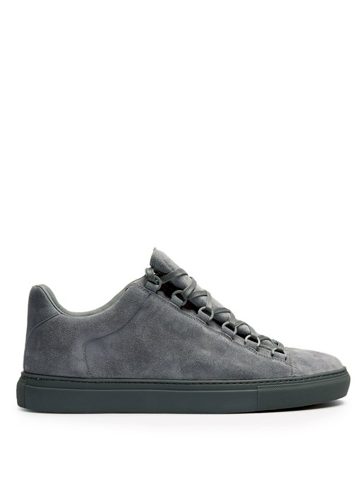Arena low-top suede trainers 