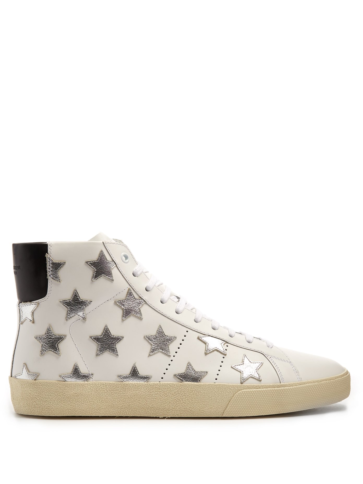 Court Classic high-top leather trainers 