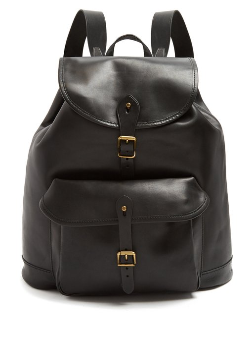 ralph lauren leather backpack