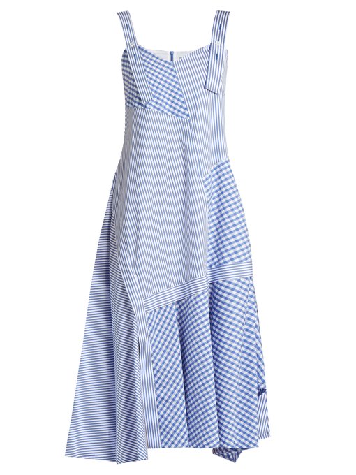 SPORTMAX Tanga Dress in Colour: Blue And White | ModeSens