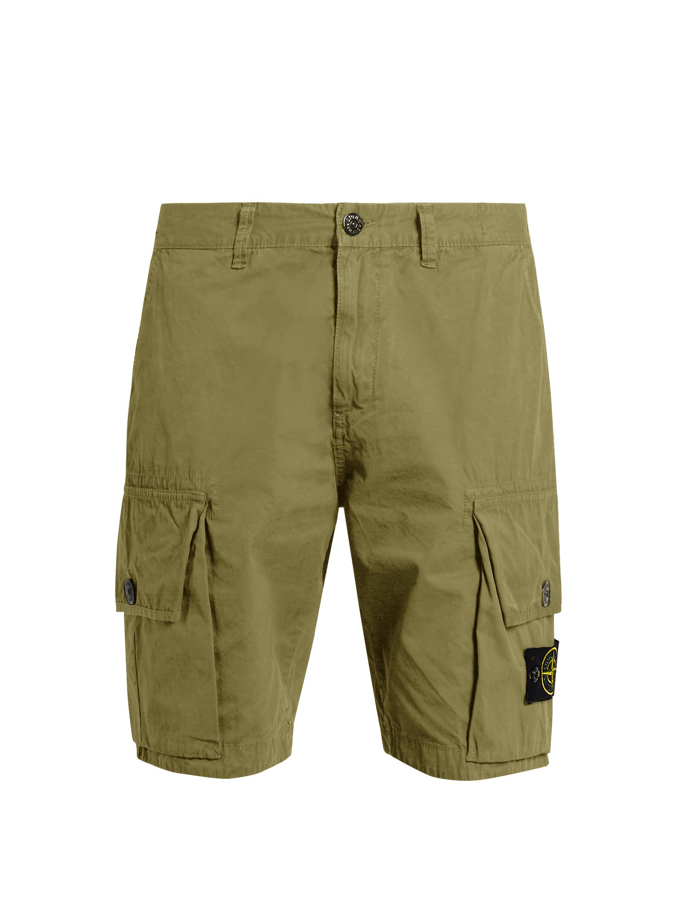 black stone island cargo shorts