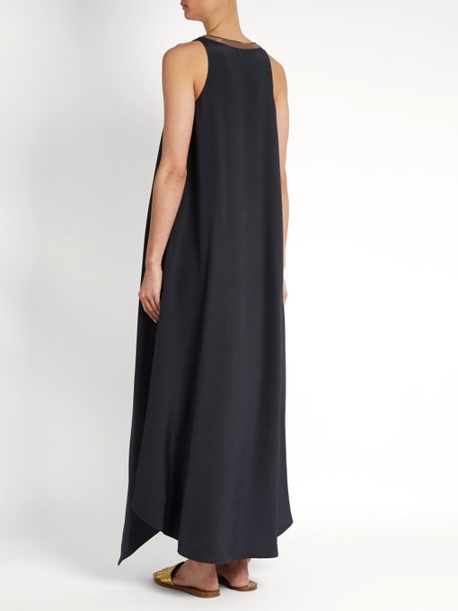Monili-embellished silk dress | Brunello Cucinelli | MATCHESFASHION UK