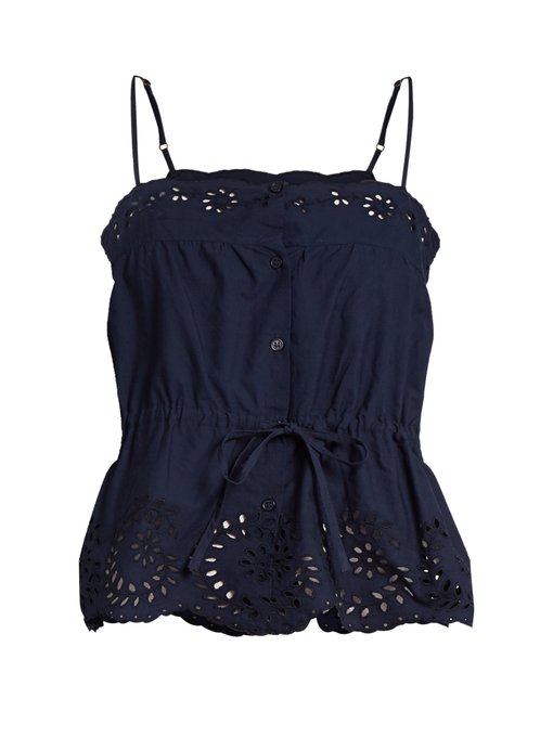 Cute button-down cotton cami top | Mes Demoiselles | MATCHESFASHION UK