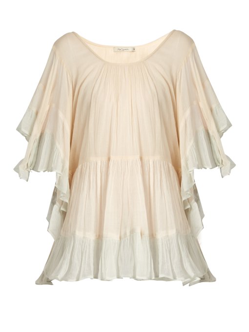Radiance ruffle-trimmed cotton blouse | Mes Demoiselles | MATCHESFASHION UK
