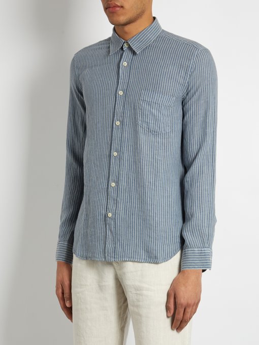 Striped linen shirt | 120% Lino | MATCHESFASHION UK